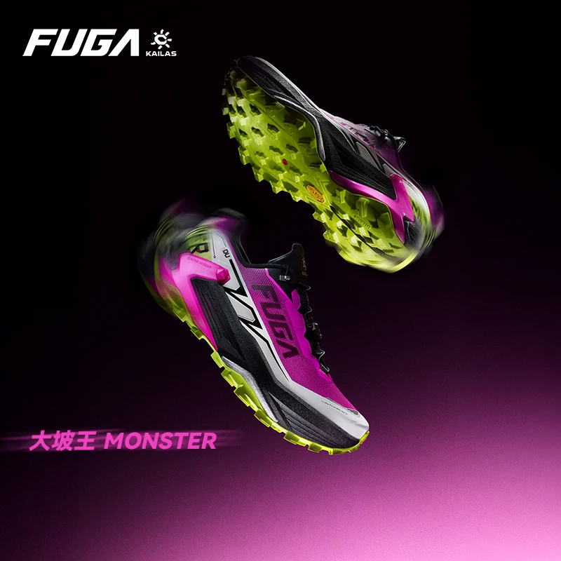 

KAILAS 2026 New FUGA DU Monster Trail Running Shoes Men's Powerful Grip Anti-slip Outdoor Breathable Athletic Sneakers KS2613118
