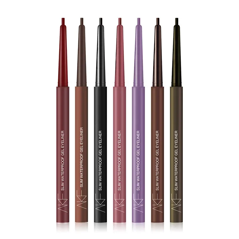 AKF gel eyeliner waterproof non-smudge line color ultra-fine long-lasting eyeliner