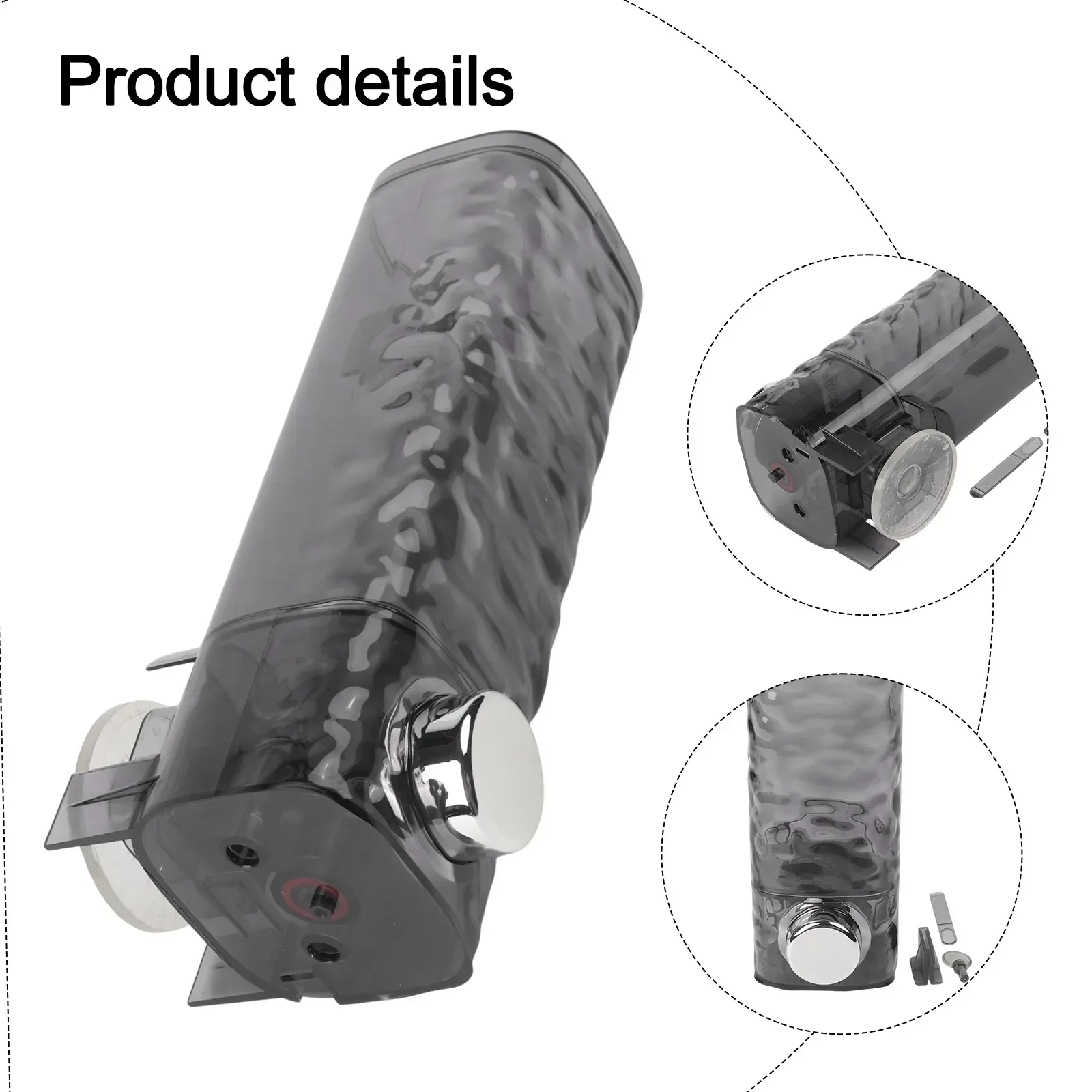 

450 мл контейнер для жидкости, пресс-дозатор, элегантный волнистый узор, многоразовая присоска, удобный дизайн для душа