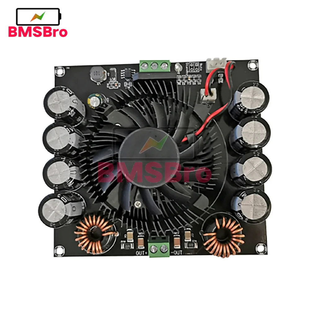 420W TDA8954TH Digital Power Amplifier Board AC 24V Mono Channel Class AD Audio Amp for DJ Bar Car Speaker Subwoofer Theater