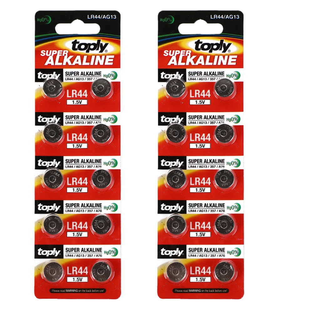 5-35PCS AG13 Battery A76 LR44 357 SR1154 SR44 LR44 1.55V Alkaline Batteries For Watch Calculator Toy Button Coin Cell