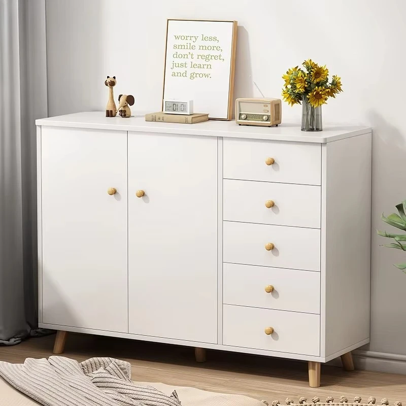 Modern Nordic style locker with drawers for bedroom and living room furniture