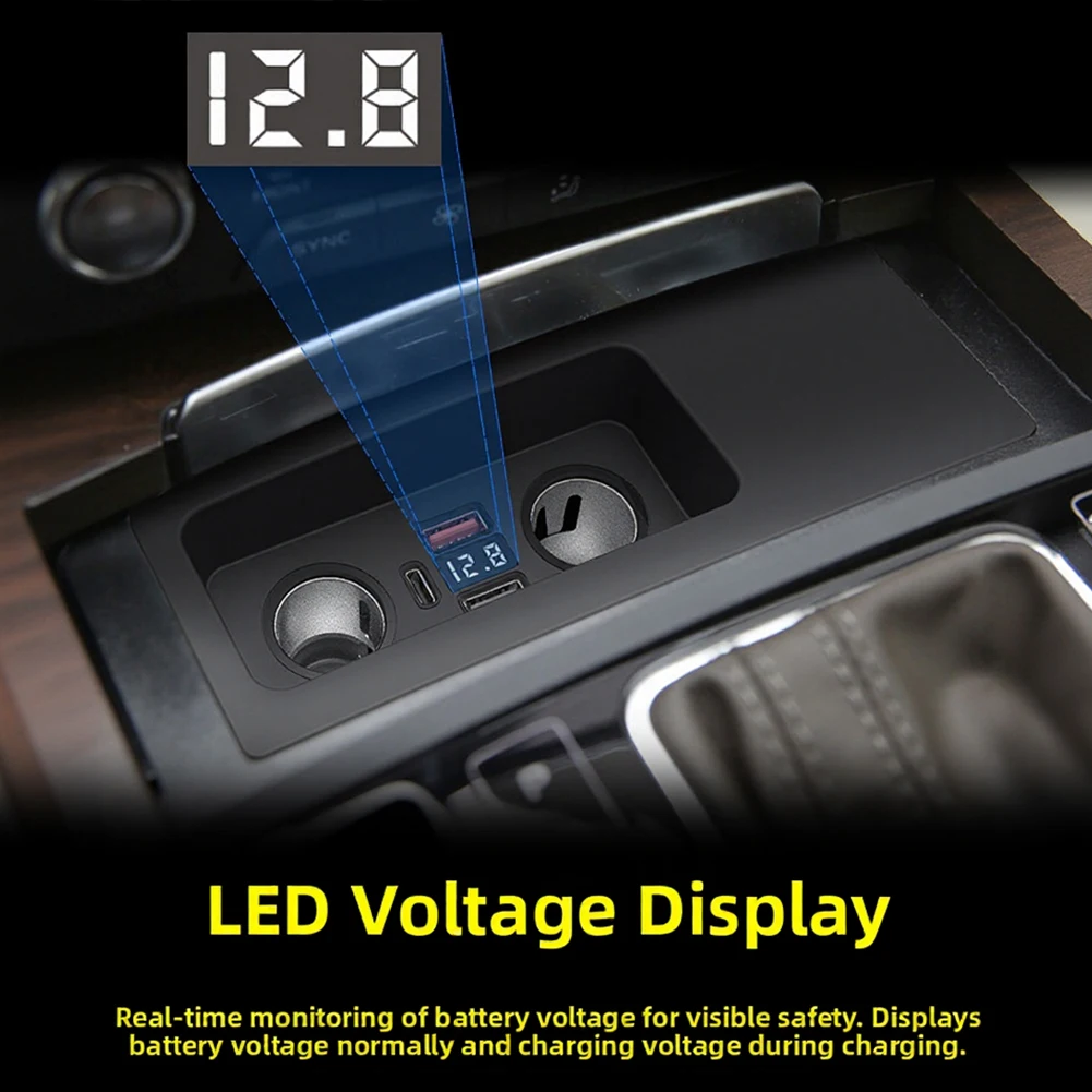 

Car Onboard Charger Charging Panel Plate Accessories 12V Car Charger For A6 12-18 For A7 09-18 Car Accessories