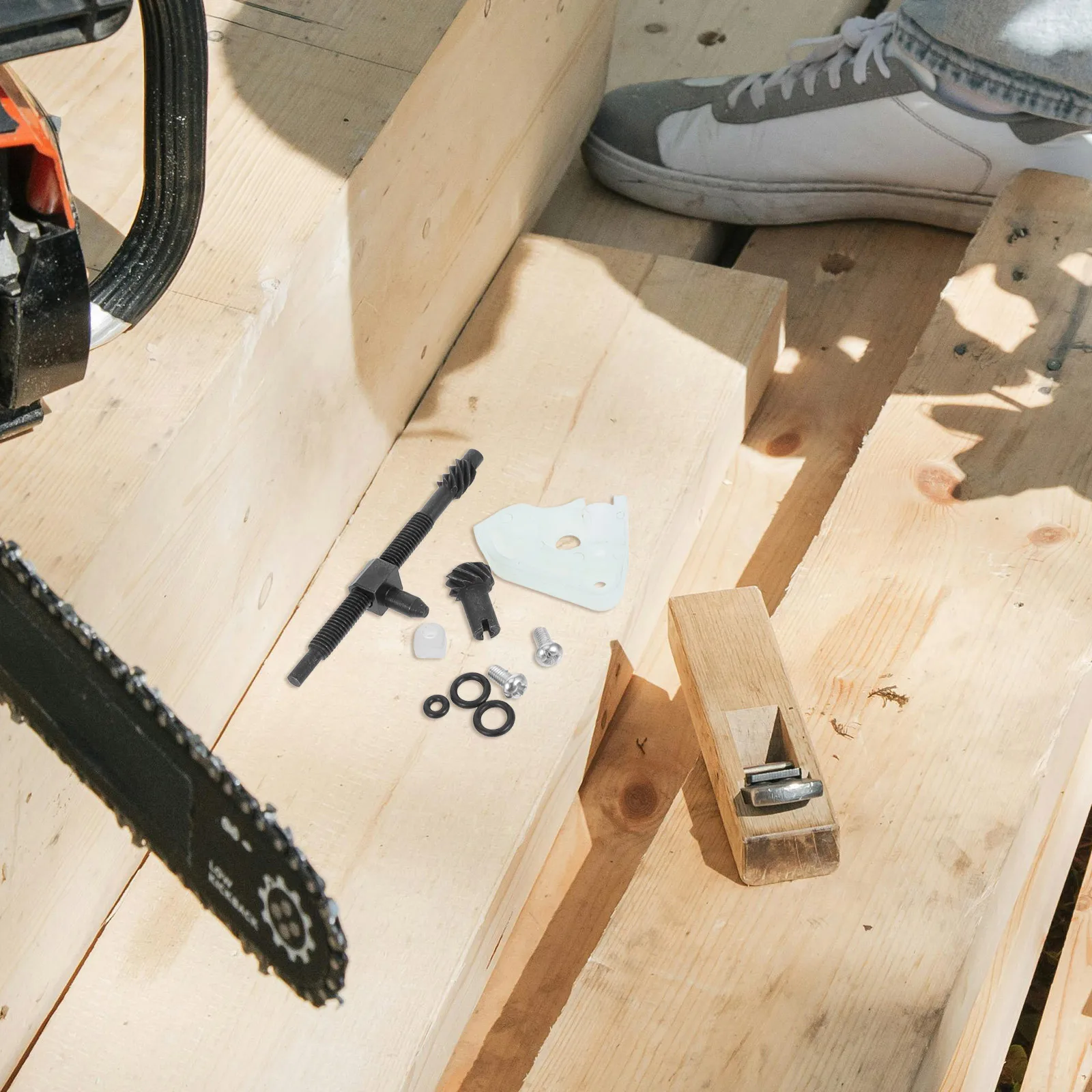 

1Set Chainsaw Tensioner Adjusting Screw Kit Chain Bar Tool Repair Replacement Accessory Chain Adjusting Screw Tensioner