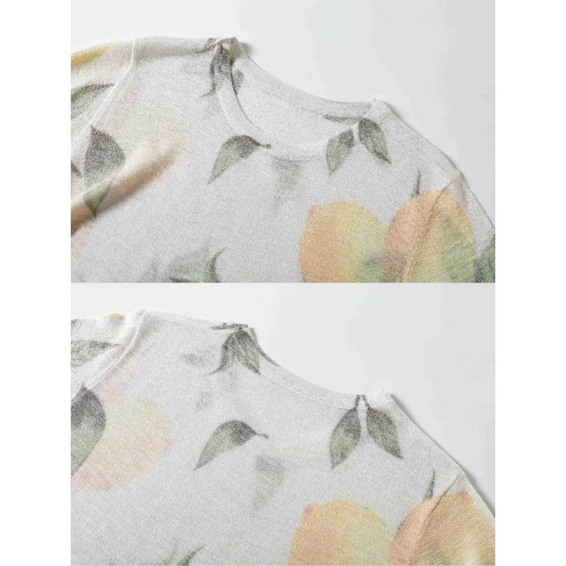 Spring Knitted Sweater For Women New Sweet Elegant Solid O Neck Pullover Drop Sleeves Knitted Tops Sunscreen Clothing