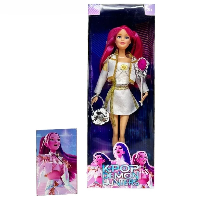 Kpop شيطان الصيادين عمل الشكل لعبة Derpys النمر رومي ميرا زوي سوس موضوع أغنية من أضواء ملونة لمحبي هدايا عيد الميلاد