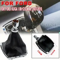Gear Shift Knob Lever Change Gearbox Shifter Cover For Ford Kuga I MK1 2008-2012 Manual Selector Car Accessories 2010 2011 2010