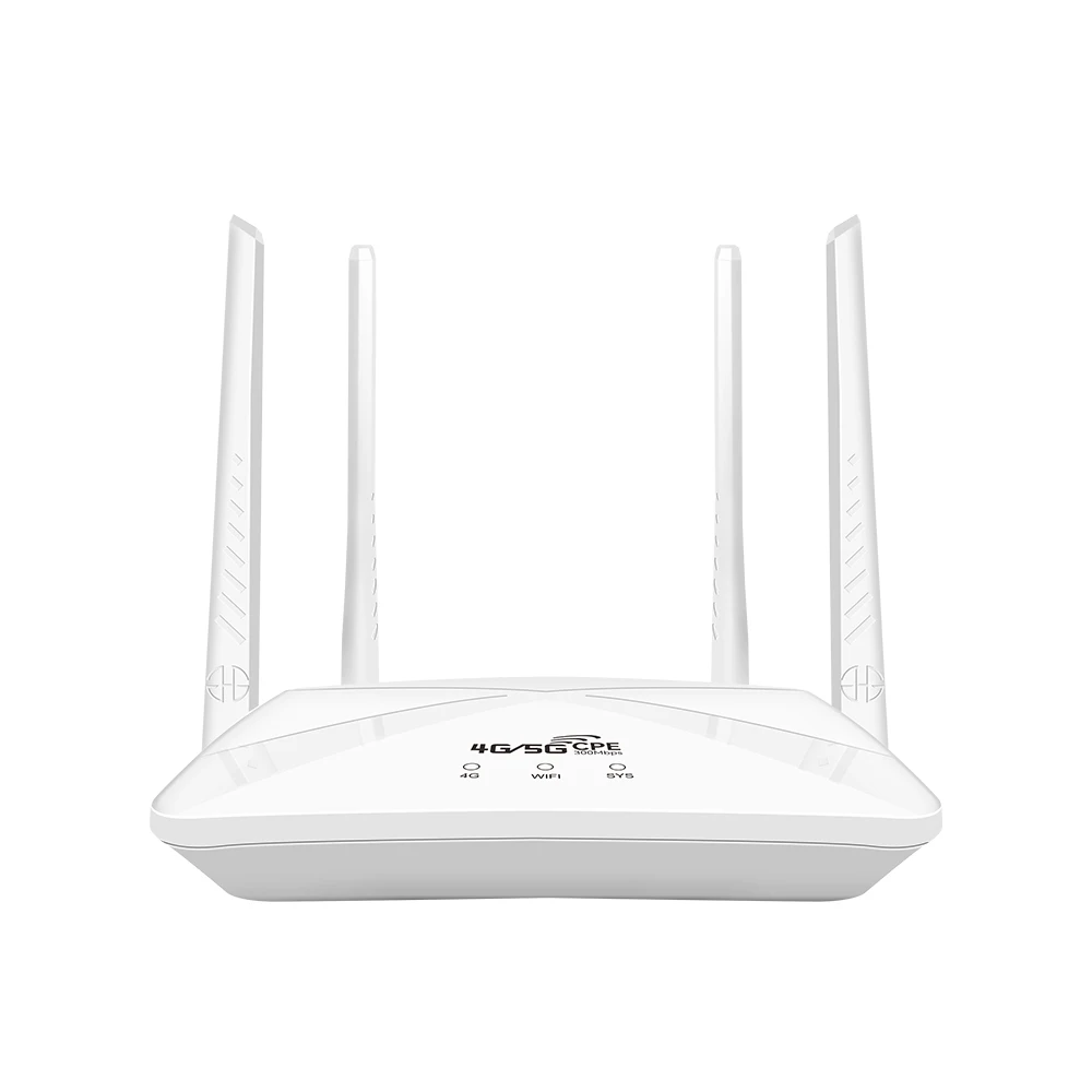 Routeur WiFi sans fil 4G, portable, antenne externe, câble de données USB, alimentation avec capacité d'insertion de carte, 300Mbps, R810B