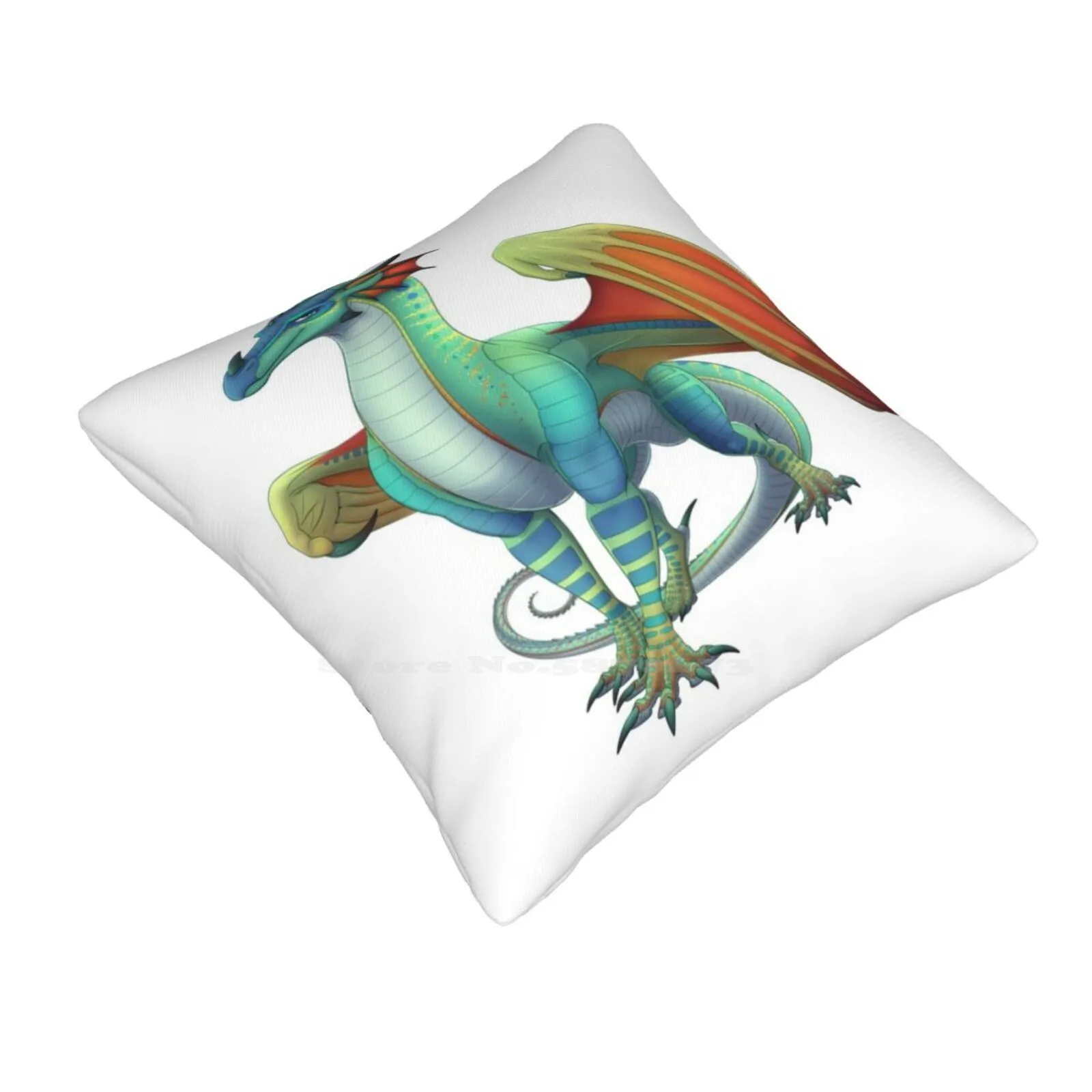 Glory The Rainwing Funny Cute Decor Square Pillowcase Glory Rainwing Dragon Wings Of Fire