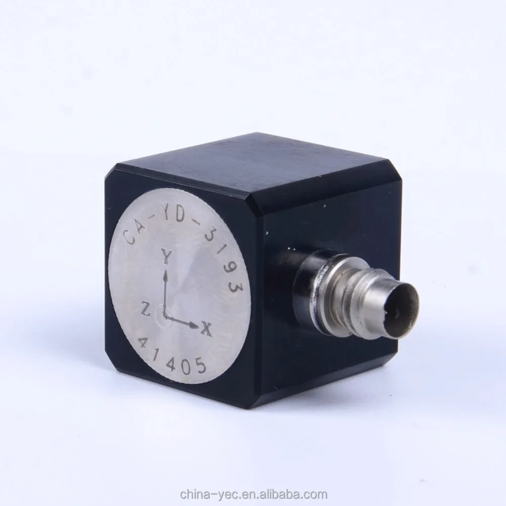 

100mv/g tri-axial piezoelectric accelerometer