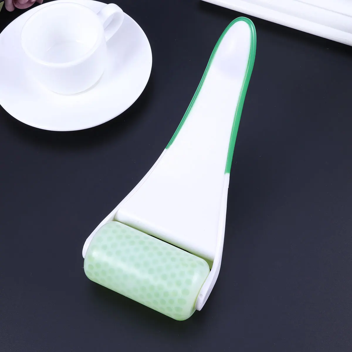 

Handheld Anti Aging Face Roller Muscles Training Roller for Face Puffiness Pain Relief(Green)