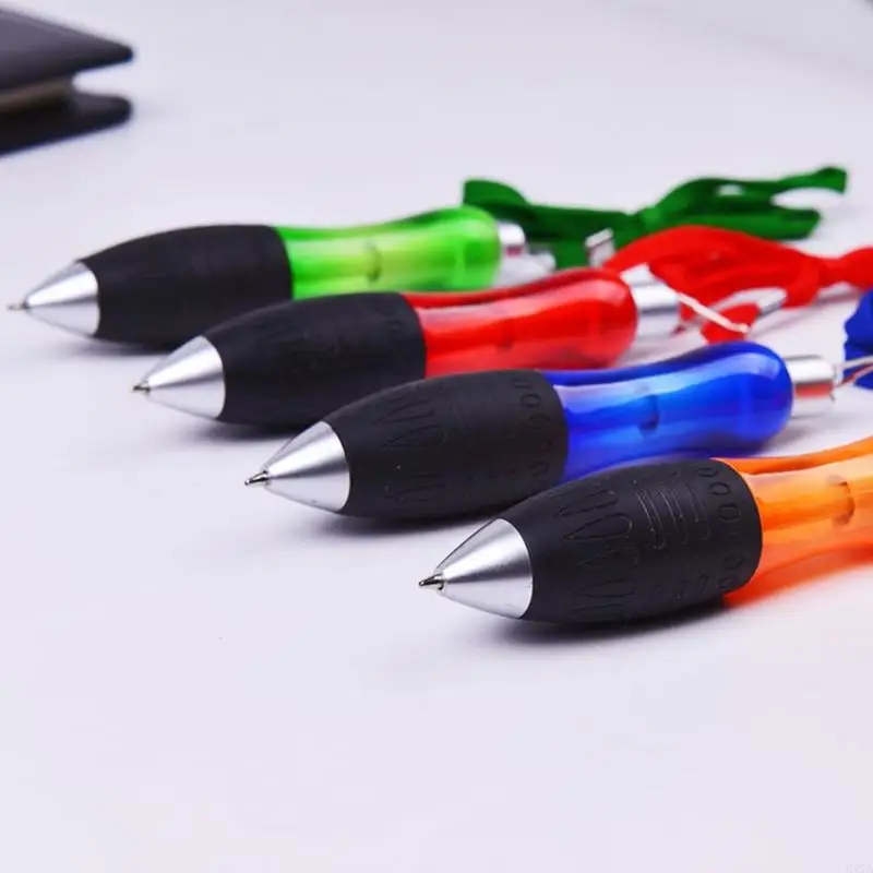 G8TA 5PCS ปากกาไขมันไขมันที่พับเก็บได้ปากกาปากกาทรงกลมรูปอะตอม