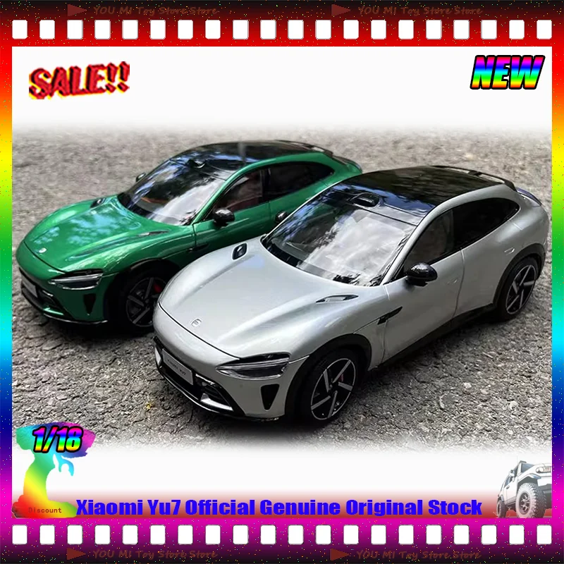 

New Stock Xiaomi Yu7 1:18 Scale Official Alloy Die-Casting Car Model Simulation Toys For Children Collectible Micro Vehicle Gift