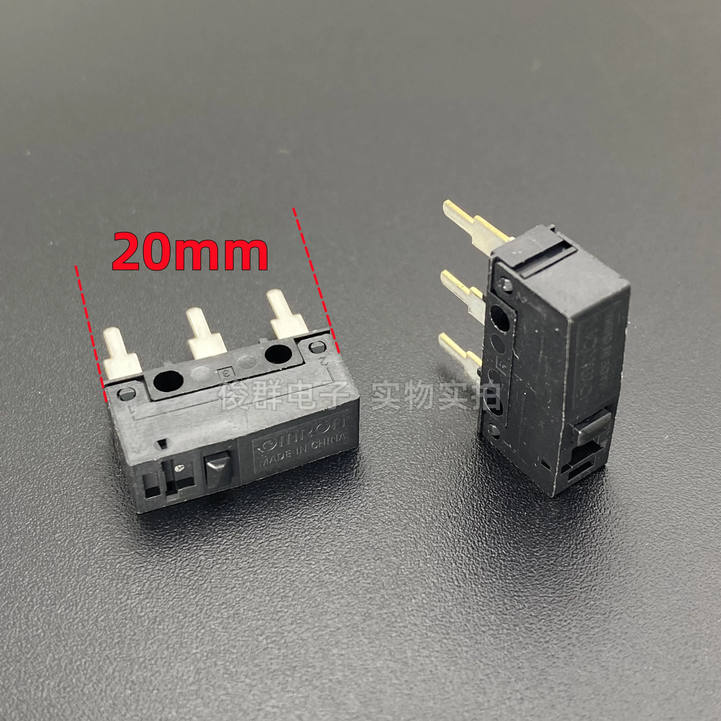 10pcs/medium micro switch travel limit 3-foot light touch detection reset button button