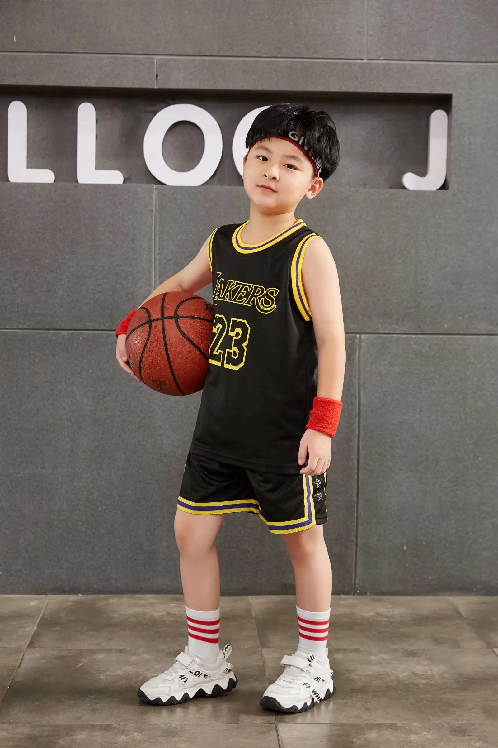 Children\'s clothing suitSnake print 23  boy girl Basketball Jerseys  set primary school jersey  game team uniform training vest