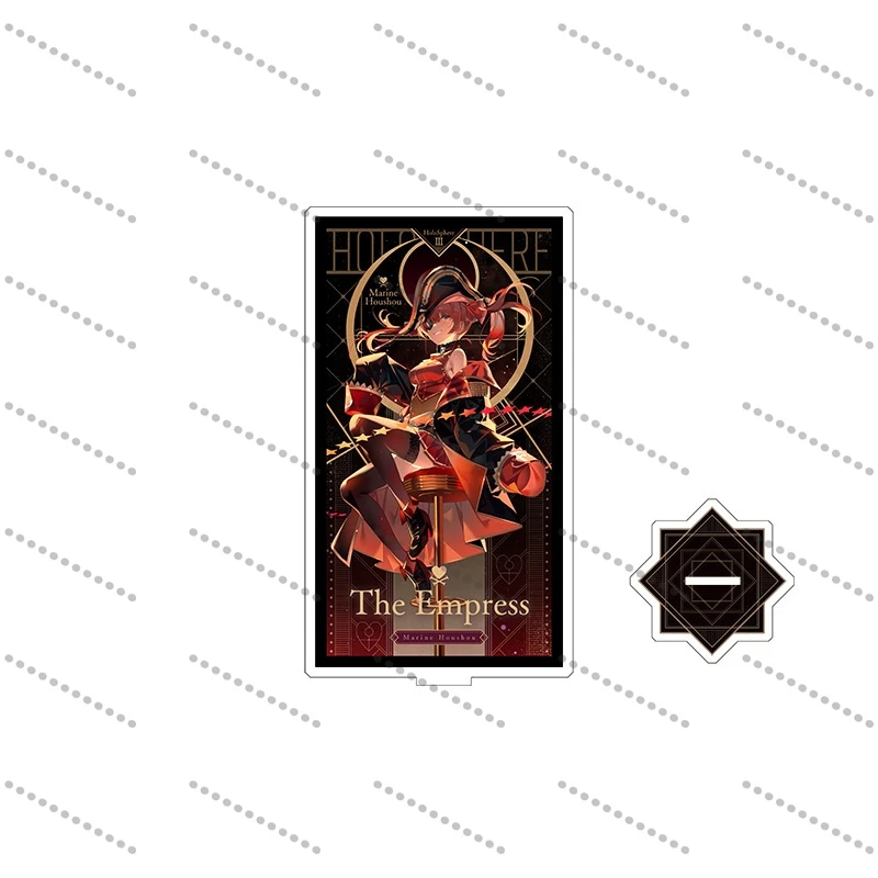 Tarot Style VTuber Hololive Characters Acrylic Display Stand Model Office Desktop Sign Gift Doll Collection Toys 15cm