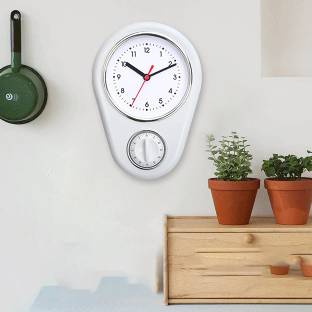 Quartz Kitchen Timer Wall Clock 9 Inch Multifunction Cooking Timer with Large Clear Display and Simple Controls