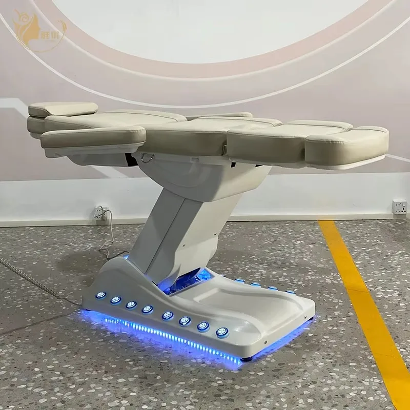 Beauty Bed Beauty Bed Electric Beauty Bed, Multifunctional Adjustable Height Bed For Eyelash Treatments, Beauty Chair, Massage A