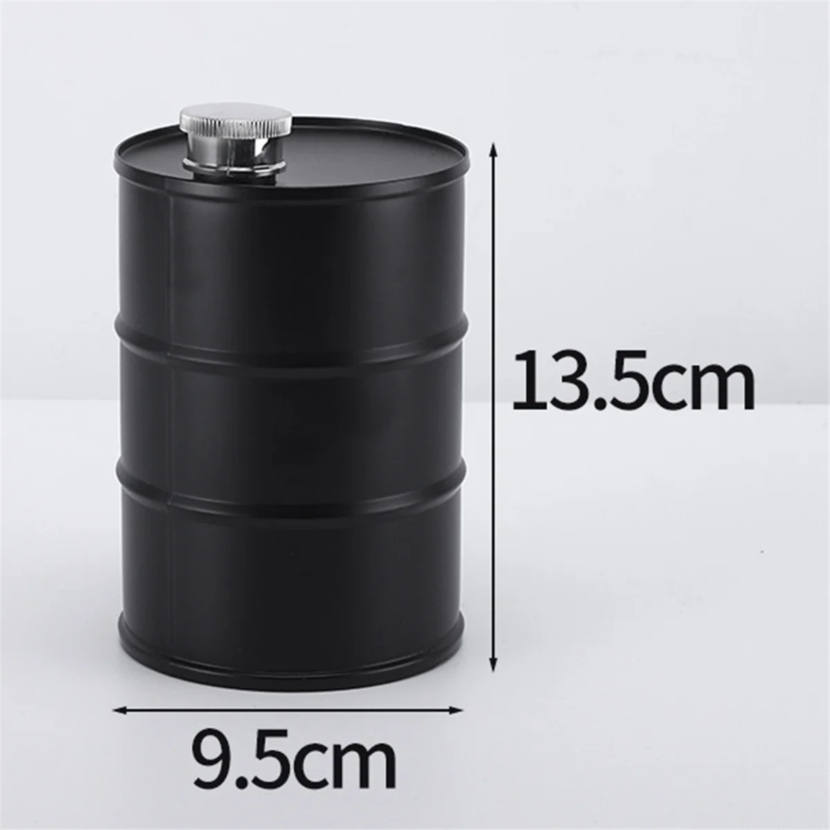 750Ml Barrel Wine Pot Stainless Steel Mini Hip Flask Sake Cup Cylindrical Portable for Travel for Outdoor Camping Green