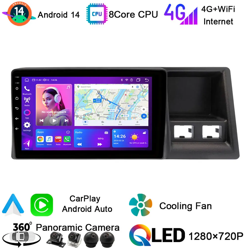

10-inch Android 14 system GPS multimedia player, car audio BT DSP, CarPlay head unit for Honda StepWGN RF1 (1999-2001 models)