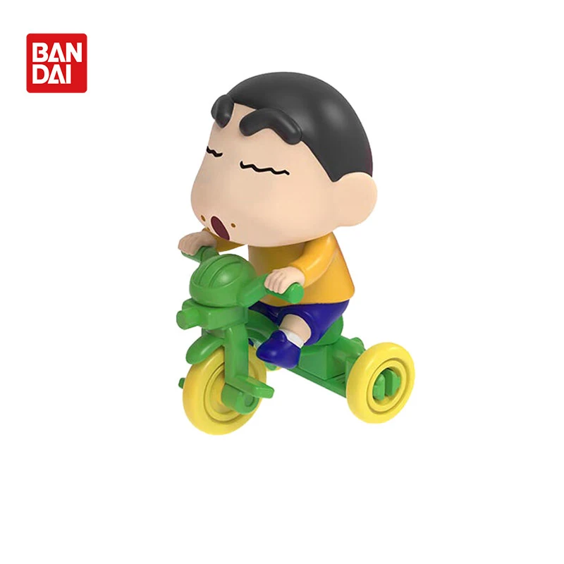 반다이 오리지널 크레용 신짱 애니메이션 주변 장난감 신노스케 박스형 가챠 가샤폰 애니메이션 액션 모델 피규어 컬렉션