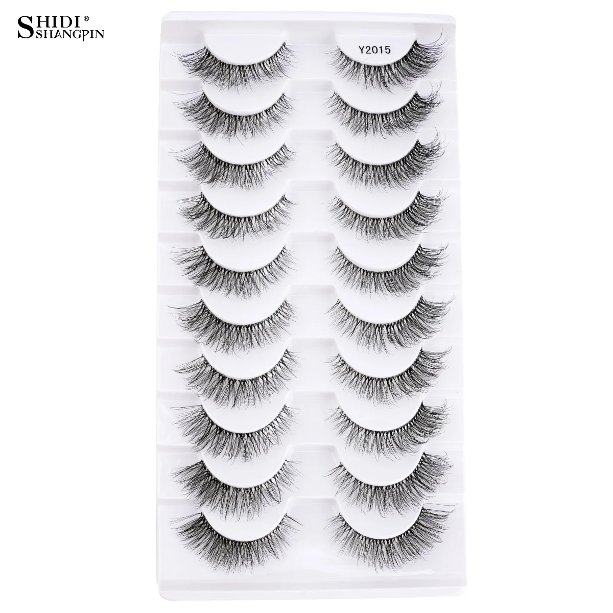 3/10 Pairs Mink False Eyelashes, Natural Fluffy Look