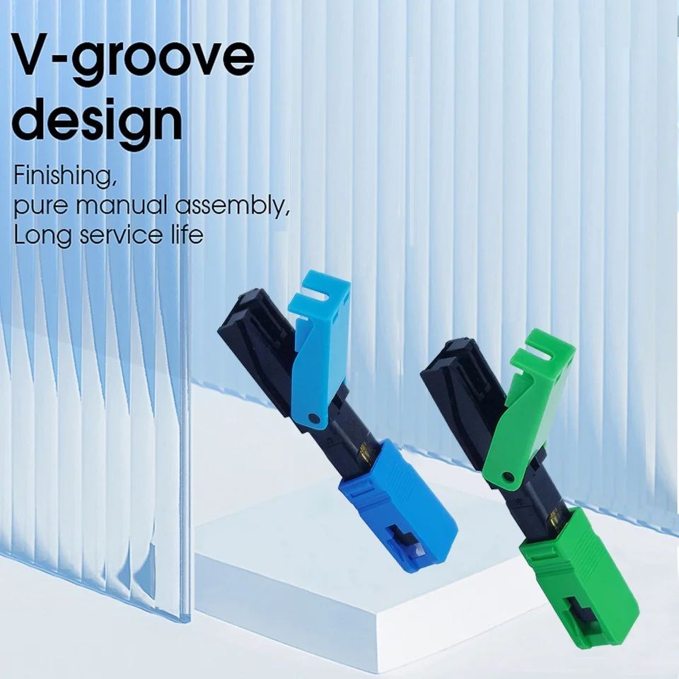 موصل سريع من الألياف الضوئية FTTH ، مدمج ، عالي الجودة ، SC ، UPC ، أداة APC ، محول توصيل بارد