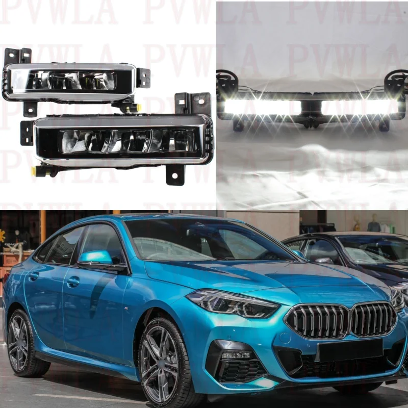 LED Fog DRL Daytime Running Lights Lamp 63177433787 63177433788 For BMW 2 Series F44 218i M235i xDrive 228i 2019 2020 2021 2022