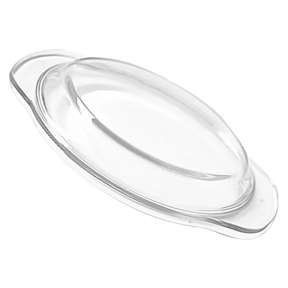 

1pc 17.8Cm Reusable Microwave Splatter Cover Glass Plate Cover For Food Microwave Safe Dish Covers Lightweight Oil-Proof