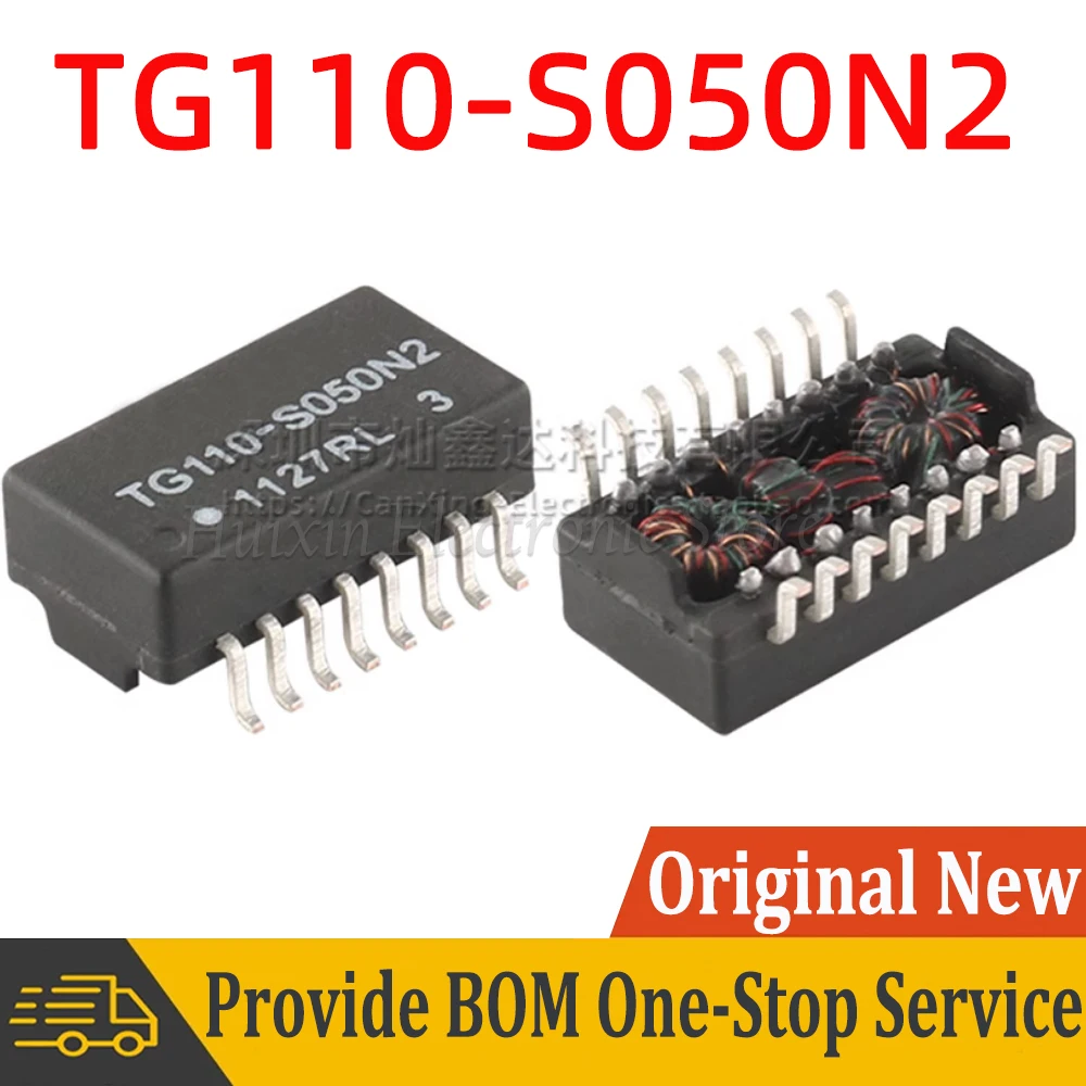2pcs TG110-S050N2 SOP16 TG110-S050N2 TG110 S050 SMD Network Transforme Ethernet Isolation LAN Transformer Isolated Choke Filter