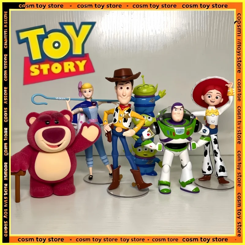 Top Toy Official Licensed Toy Story 30th Anniversary Cute PVC Mini Figurine Rare Desktop Collectible Hobby Holiday Decor Gift