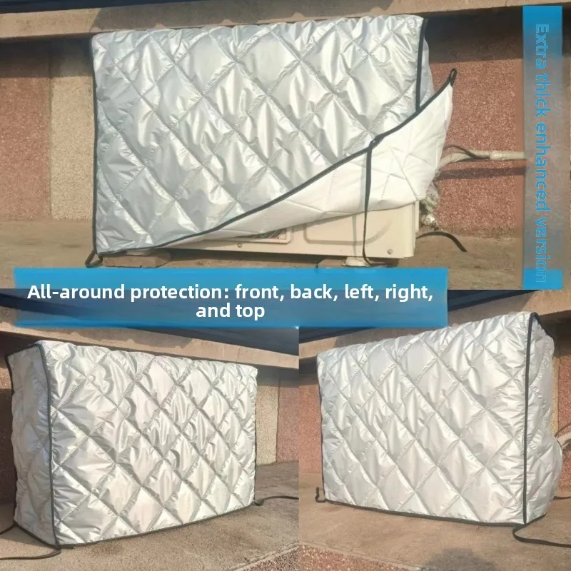 Air conditioner outer cover rainproof sun protection dustproof thickened all-inclusive air conditioning cover