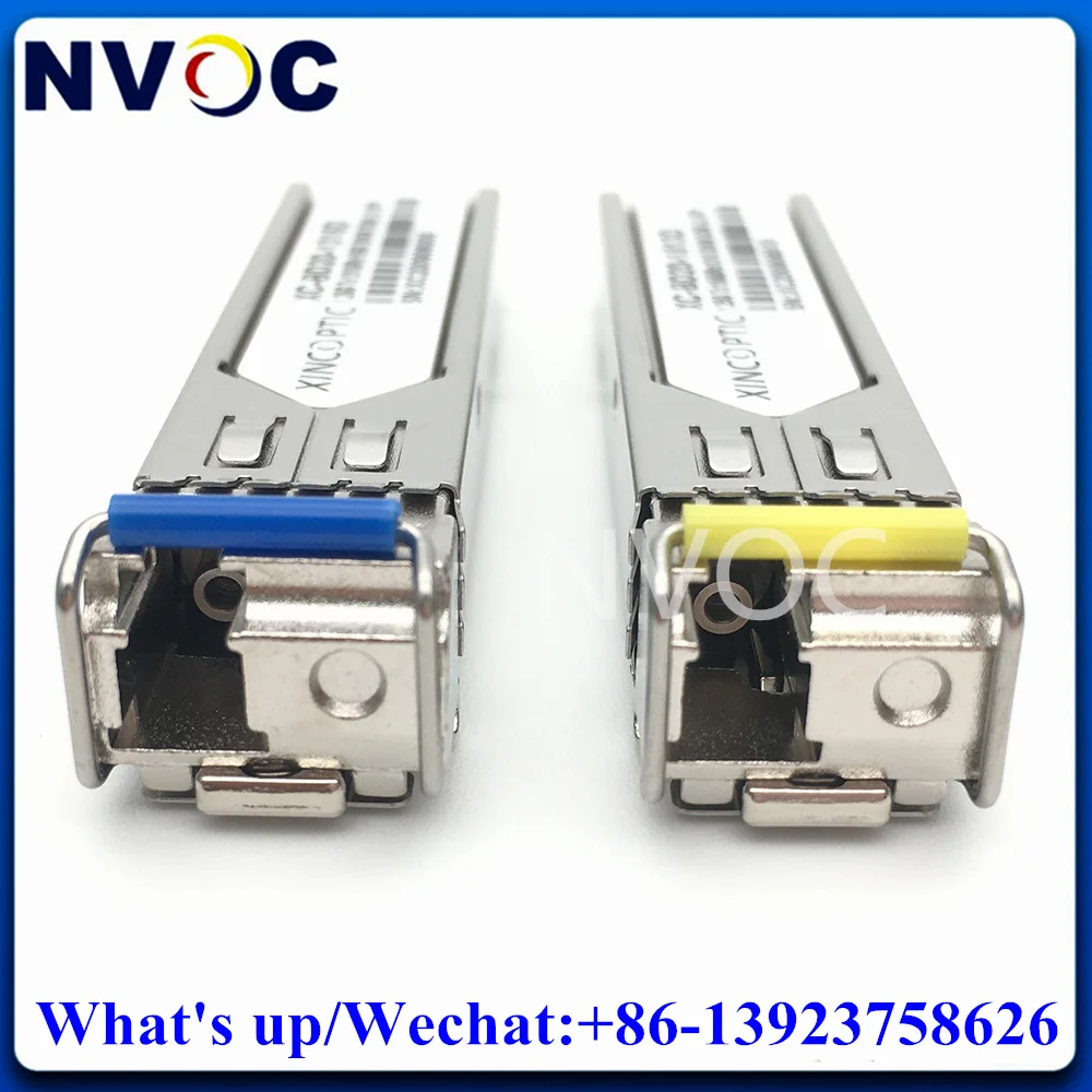 

20KM 1.25G BiDi SFP Module 1490nm/1310nm SC/LC Connector 1000Base Single Mode Fiber Core WDM DOM Optical Transceiver