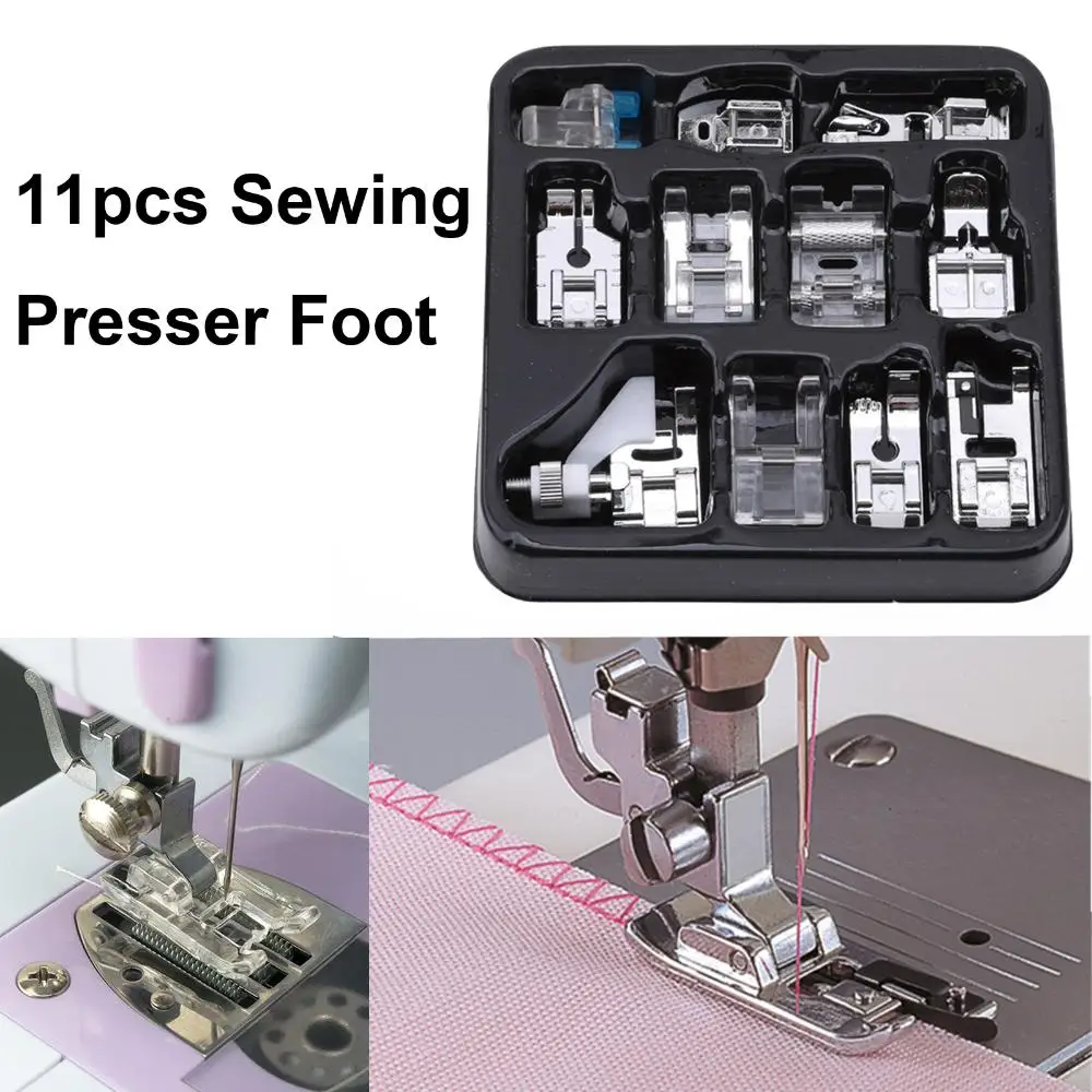 Sewing Tools Knitting Blind Stitch Embroidery Machine Foot For Brother Singer Set Feet Snap On Domestic Sewing Machine Foot