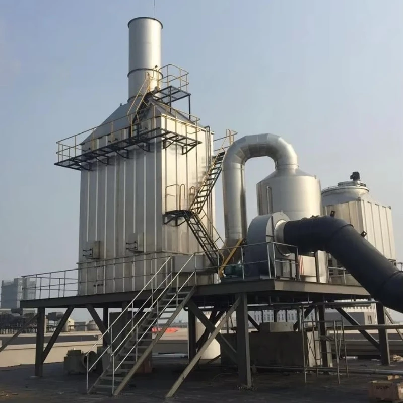 Industrial Stainless Steel Oil Fume Purifier High-Pressure Wet Electrostatic Precipitator Electric Coated Gas Disposal Machinery