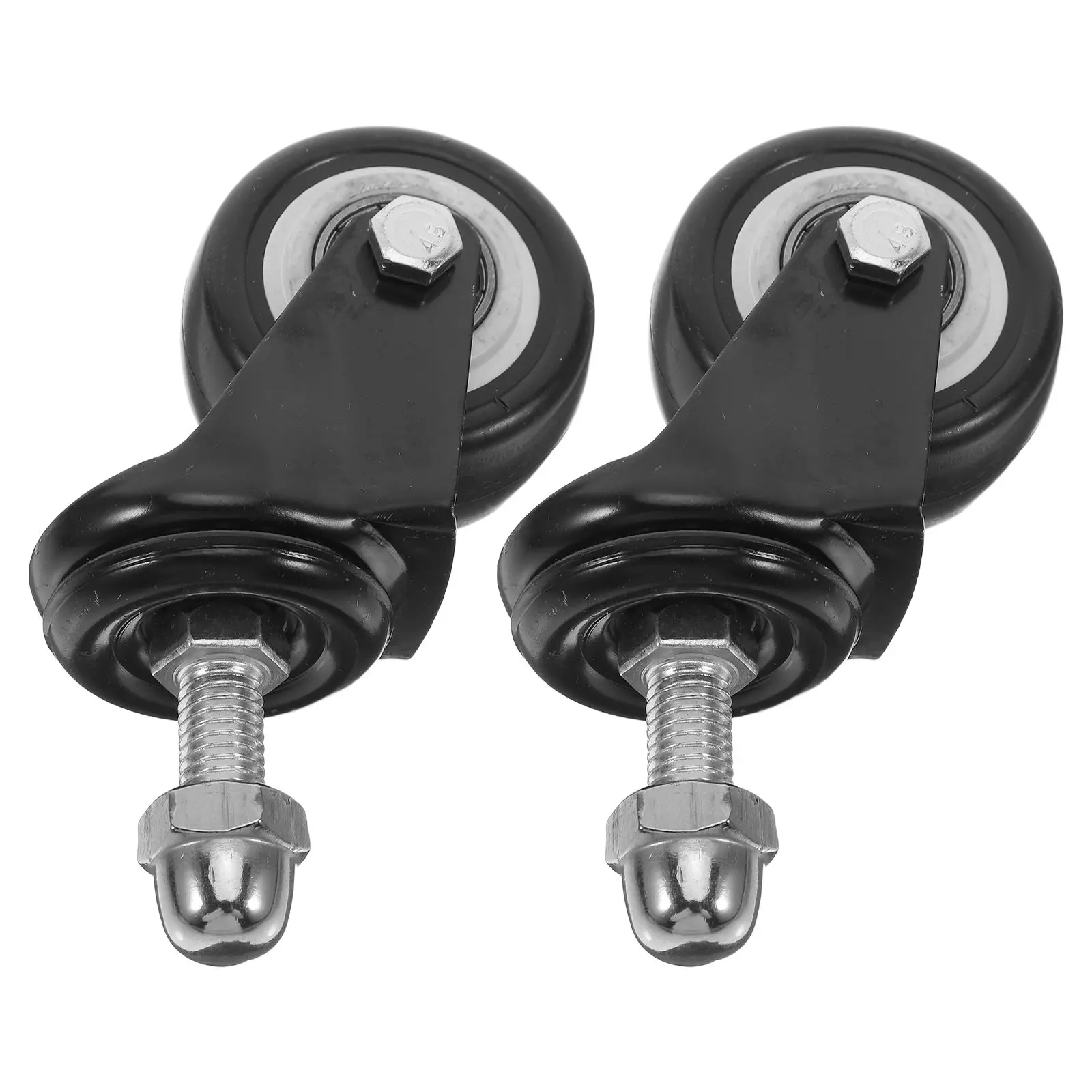 

2Pcs Water Pusher Accessories Durable PVC Caster Wheels Swivel Design Tennis Basketball Court Squeegee Replacement Parts Mini