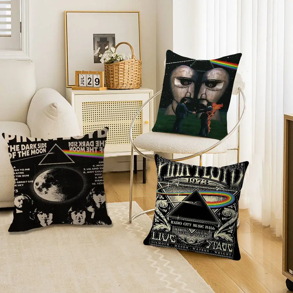 Band P-Pinks F-Floyds Cushion Cover Inches Farmhouse Decor Home Throw Pillow Covers for Couch Decorations