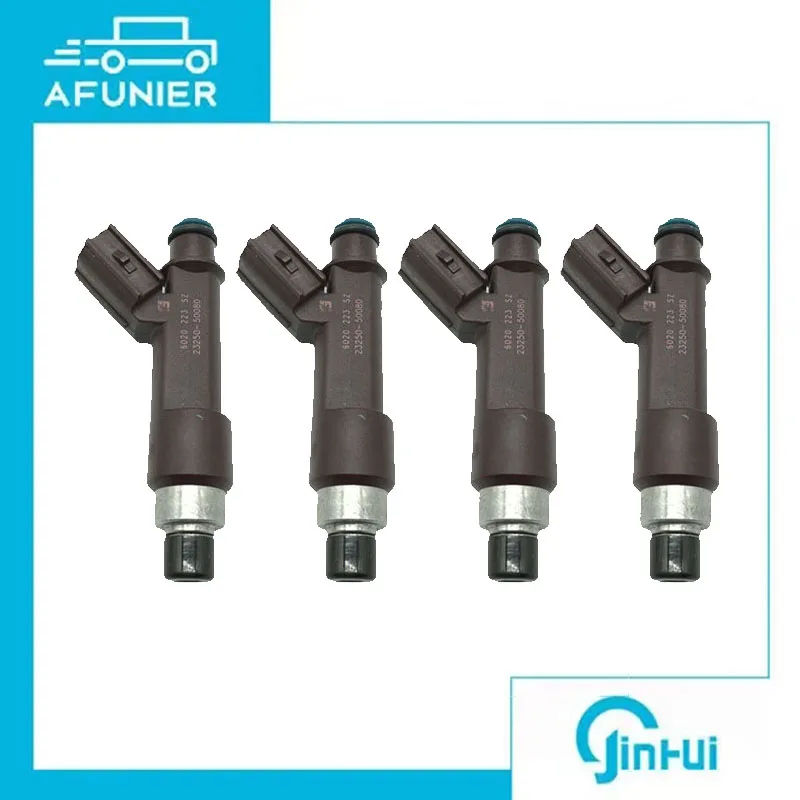 4Pcs Fuel Injector Nozzle For Toyota 4Runner Land Cruiser Sequoia Tundra OE No.:23250-50080,23209-50080