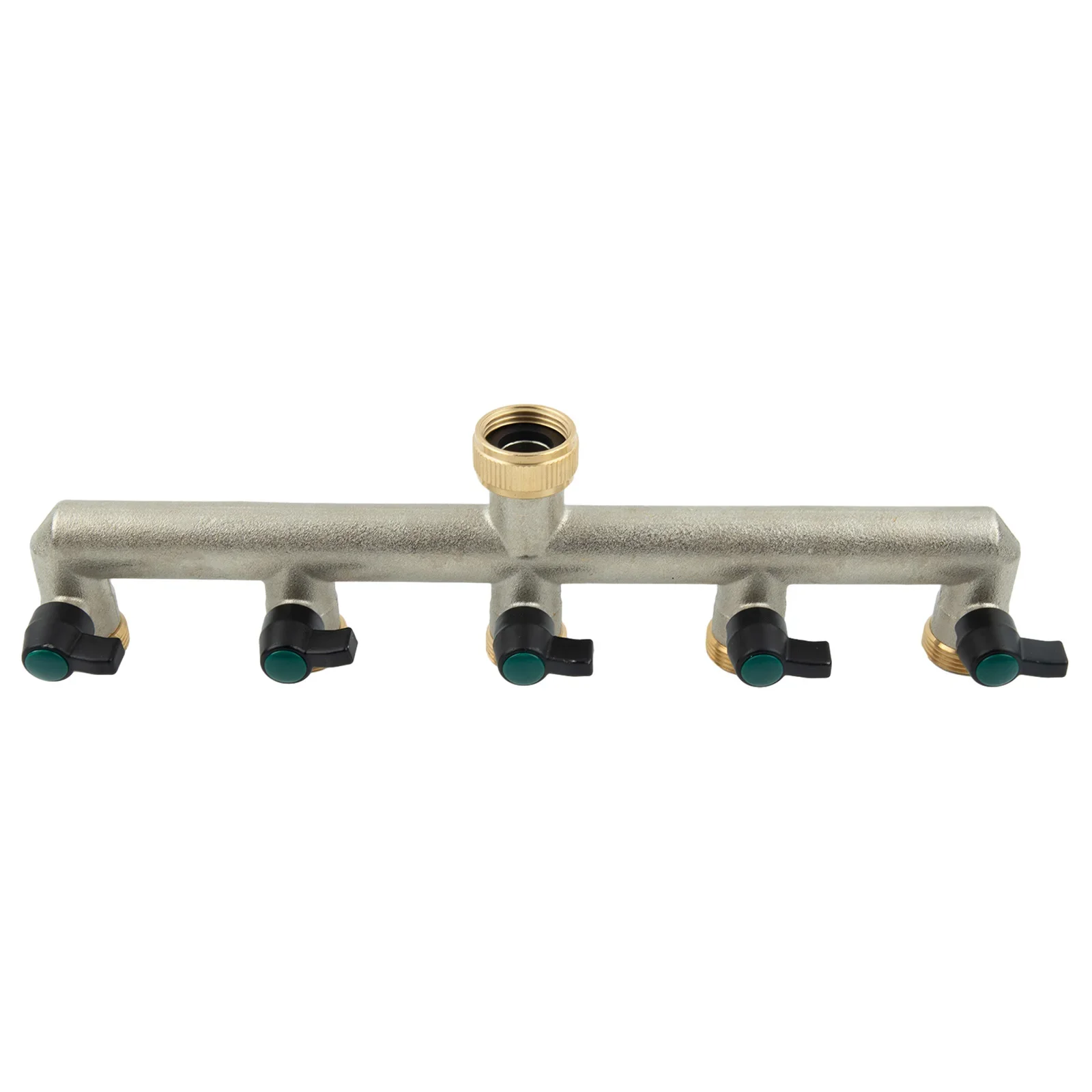 Water Distributor 5-way Distributor Water Tap 5 Garden Hose 5-way Brass Distributor Water Distributor 0 - 90°C 1pcs