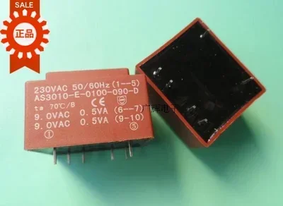 1.0VA 230V to two-way 9V encapsulated transformer AS3010-E-0100-090-D