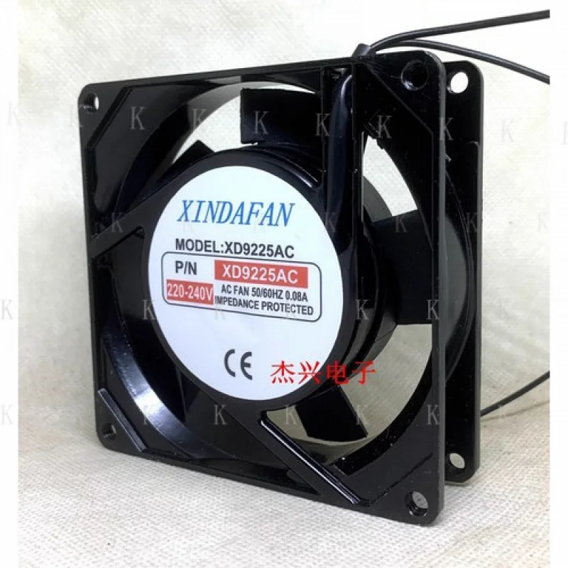 C    FOR XINDAFAN XD9225AC 220V-240V 0.08A 92*92*25MM Cooling Axial Fan