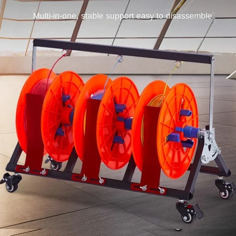 

Wire pay-off frame New ABS pay-off plate pay-off artifact Folding BV wire Three-wire multi-wire electrical tool