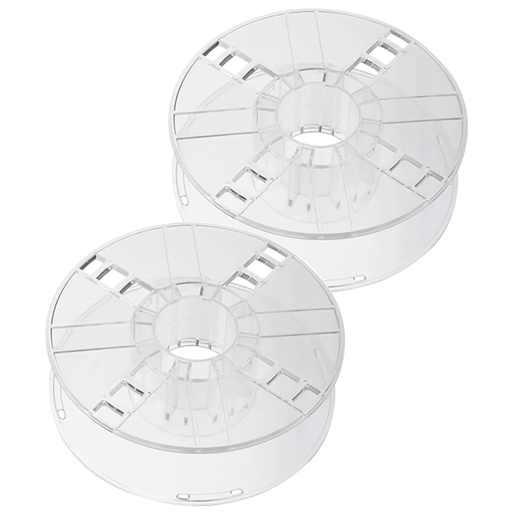 

2pcs Plastic Spool Wire Reel Cord ganizer Storage I Shaped Wheel Material Large Capacity Electric Cable Holder