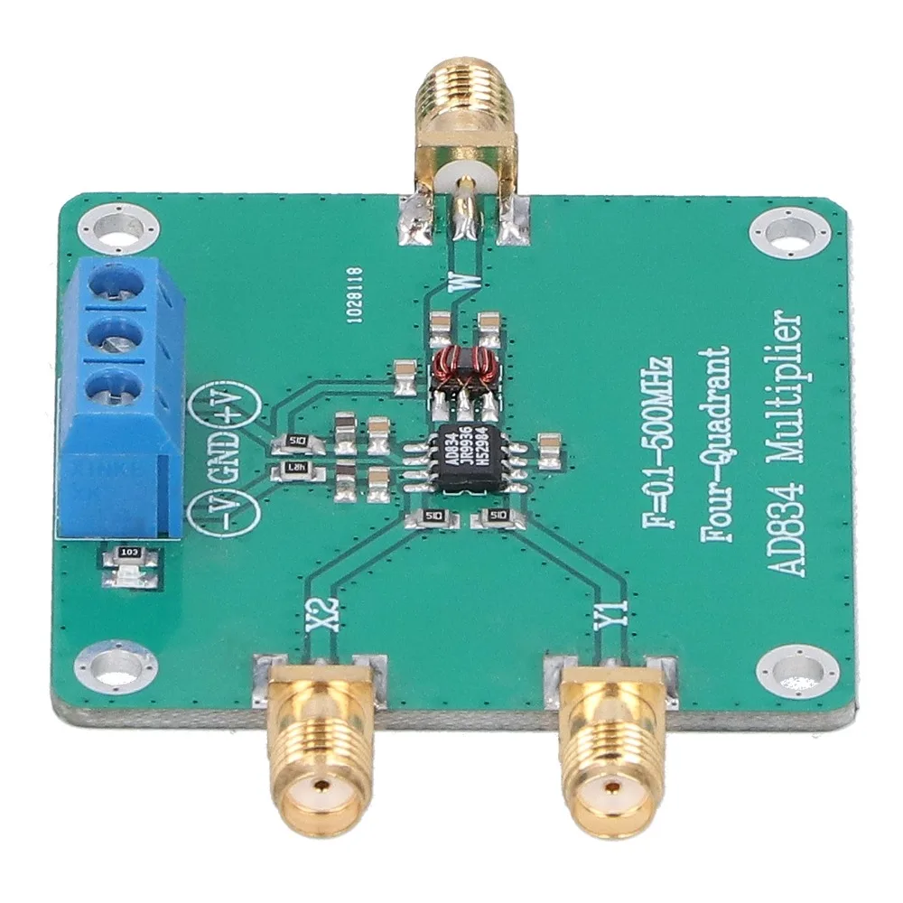 AD834 RF Multiplier Mixer Module 500MHz Bandwidth 0.1-500MHz RF Frequency Module Signal Processing Test Parts