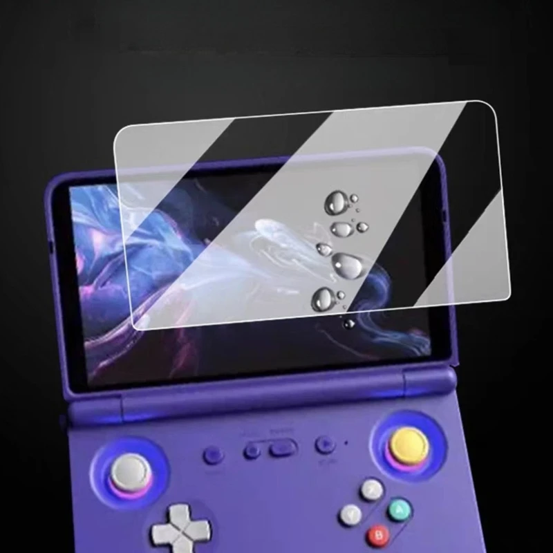 PET Screen Protector For Retroid Pocket 2 Handheld Gaming System Enhances Visual Clear Without Button Interferences
