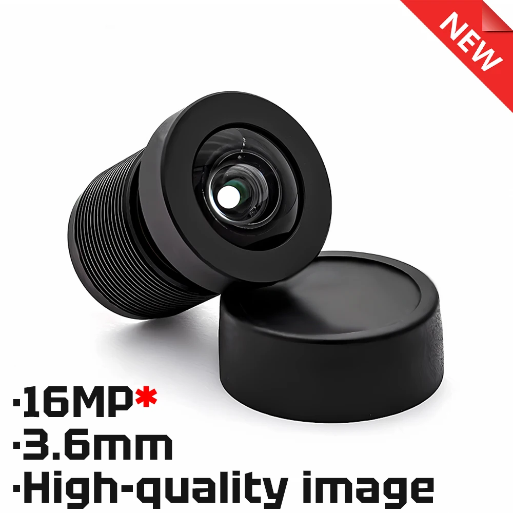 

WGWK-3548 Объектив с креплением Ultra HD 16 МП M12 3,56 мм с фиксированным фокусом 2,5 F/NO (макс.) Оптическая конструкция с низким искажением для IP-камер видеонаблюдения