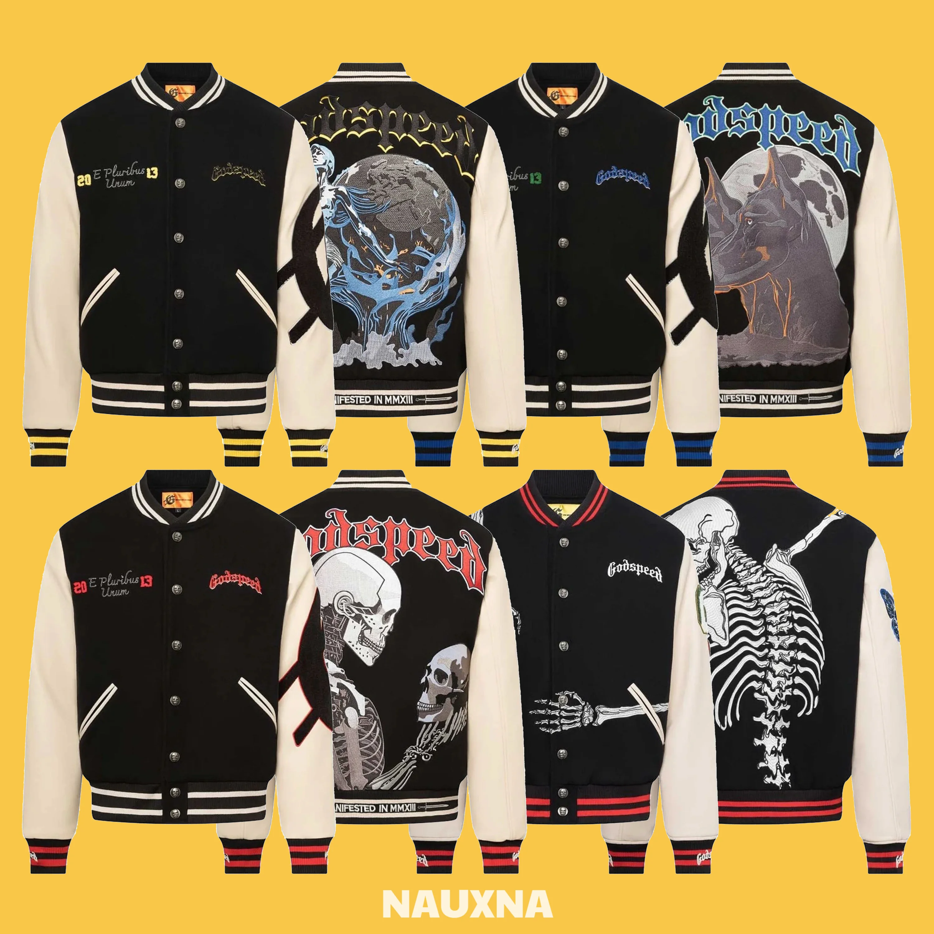 

American Sle Heavy Embroidery High Street Casual Faion Autumn Winter Cotton Baseball Jaet Coat Trendy Loose Fit ex