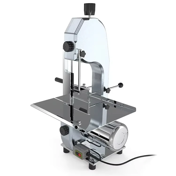 Commercial Automatic Kitchen Equipment Butcher Table Top Electric Cow Beef Frozen Meat and Bone Band Saw Cutter Cutting Machine