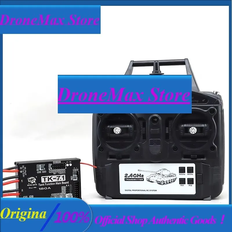 DroMaHENG LONG 1/16 RC Tank 2.4Ghz 7.0/7.1 Generation Transmitter Main Board Receiver Remote Control T90 Tiger 3938 3818 Army So
