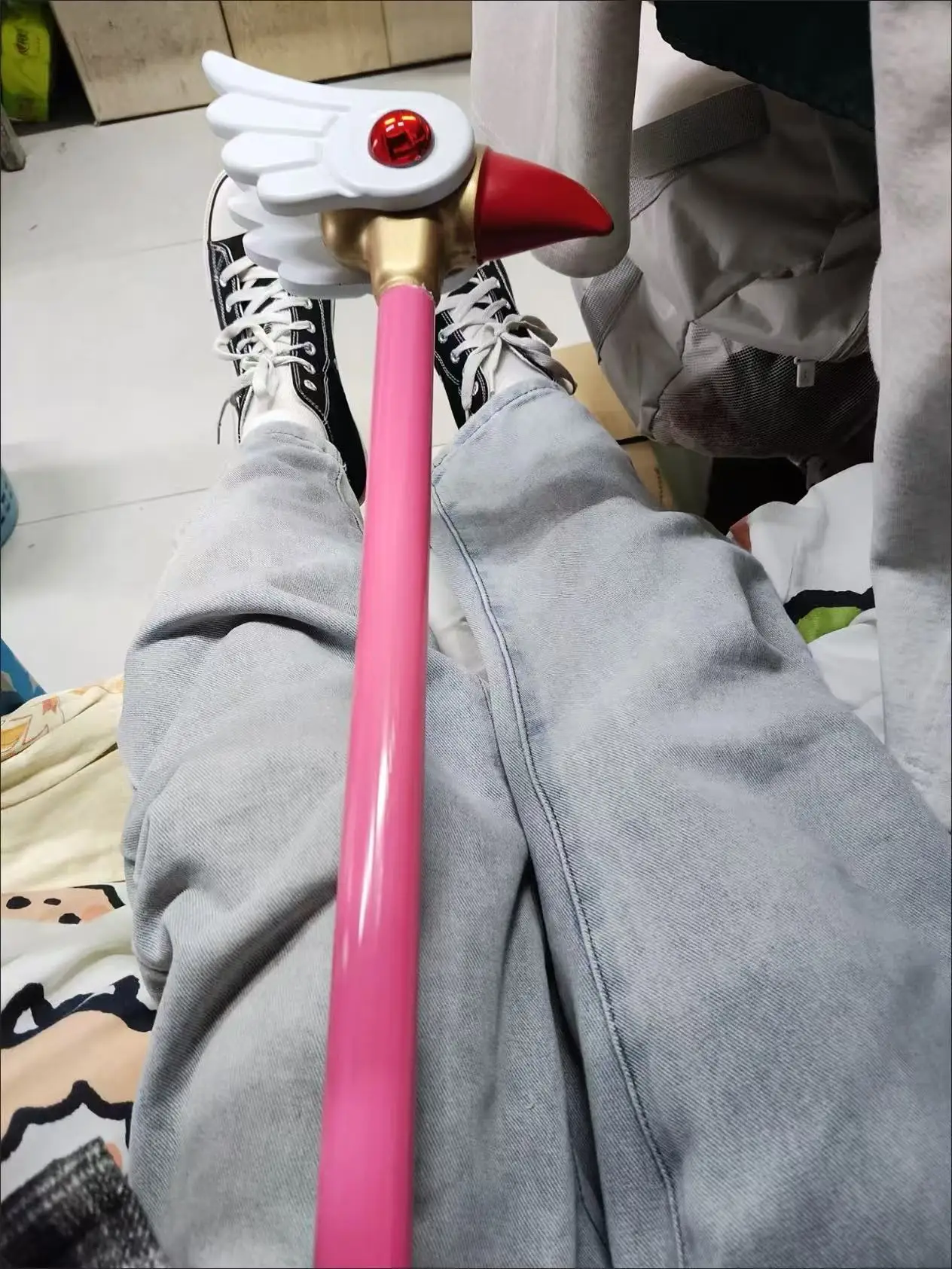 

Anime Cardcaptor Sakura Clear Card Kinomoto Cosplay Star Dream Stick Magic Wand Halloween Christmas Party Cosplay Prop